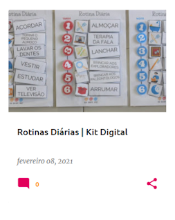 kit digital para ajudar a organizar as rotinas diárias