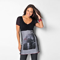 Tricou cu foto-imprimeu material plasa 