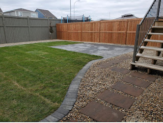 Backyard landscaping rocks inserted inside rocks