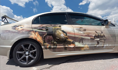 10 Amazing Airbrush Car Modification Photography 1