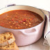 onion, tomato and chickpea soup