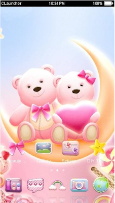 HONEY BEAR C LAUNCHER THEME for Android App free download images