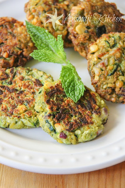 Zucchini Masala Vada 