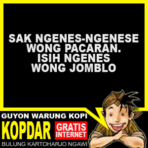 4 GAMBAR KATA LUCU JOMBLO - WARUNG KOPI KOPDAR