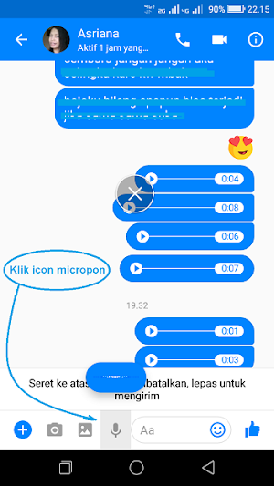 Inilah Fitur Baru Aplikasi Messenger Yang Bisa Kirim Pesan Suara 