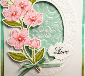 Forever Blossoms, Baby-wipe technique, Stampin' Up!, Heart's Delight Cards