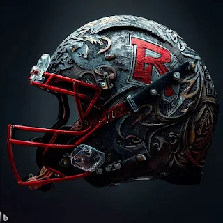 Rutgers Scarlet Knights Concept Football Helmets