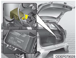 Battery terminal cover (Plug-in Hybrid)