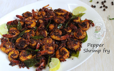 pepper flavored fiery hot prawns recipe kerala style malabar recipe yummy shrimp recipe awesome south indian seafood ayeshas kitchen 