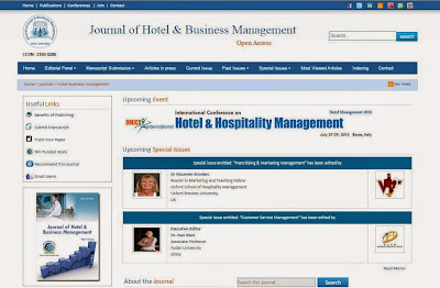 Free Journal Site | Journal of Hotel & Business Management