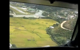 Landing at Paro Airport ( VQPR ) - Bhutan