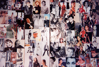 High Fashion Magazines on The Walls Of My Bedroom Were Always An Ever Shifting Magazine Collage