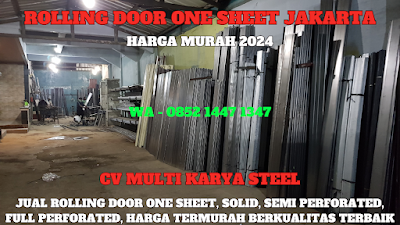 GAMBAR, ROLLING DOOR ONE SHEET, JAKARTA, HARGA, ROLLING DOOR ONE SHEET, PER METER, TERBARU, 2024