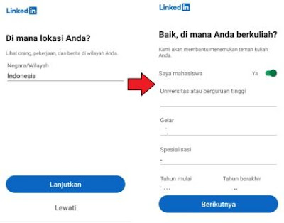 Daftar Linkedin 2021