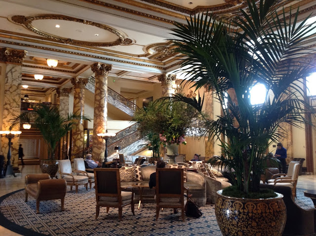 Fairmont Hotel lobby 