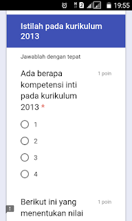  khususnya jenjang SD menjadi semakin asyik saya mencoba membuat kuis online yang berkaita  Kuis Online Tentang K13 SD