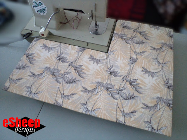 DIY sewing machine extension table by eSheep Designs