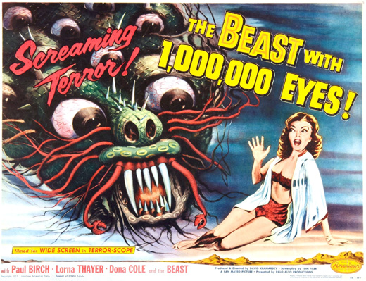 Poster - The Beast with a Million Eyes (1955)