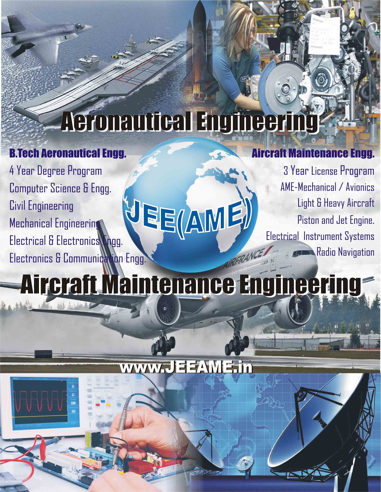  Aircraft Maintenance Engineering and Aeronautical Engineering