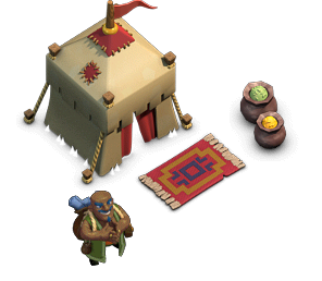 Clash of Clans Trader Tent Shop PNG