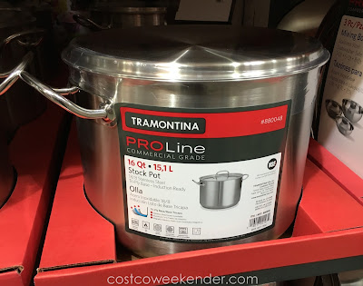 Make a batch of chili for an army with the Tramontina Pro Line Commercial Grade Stock Pot