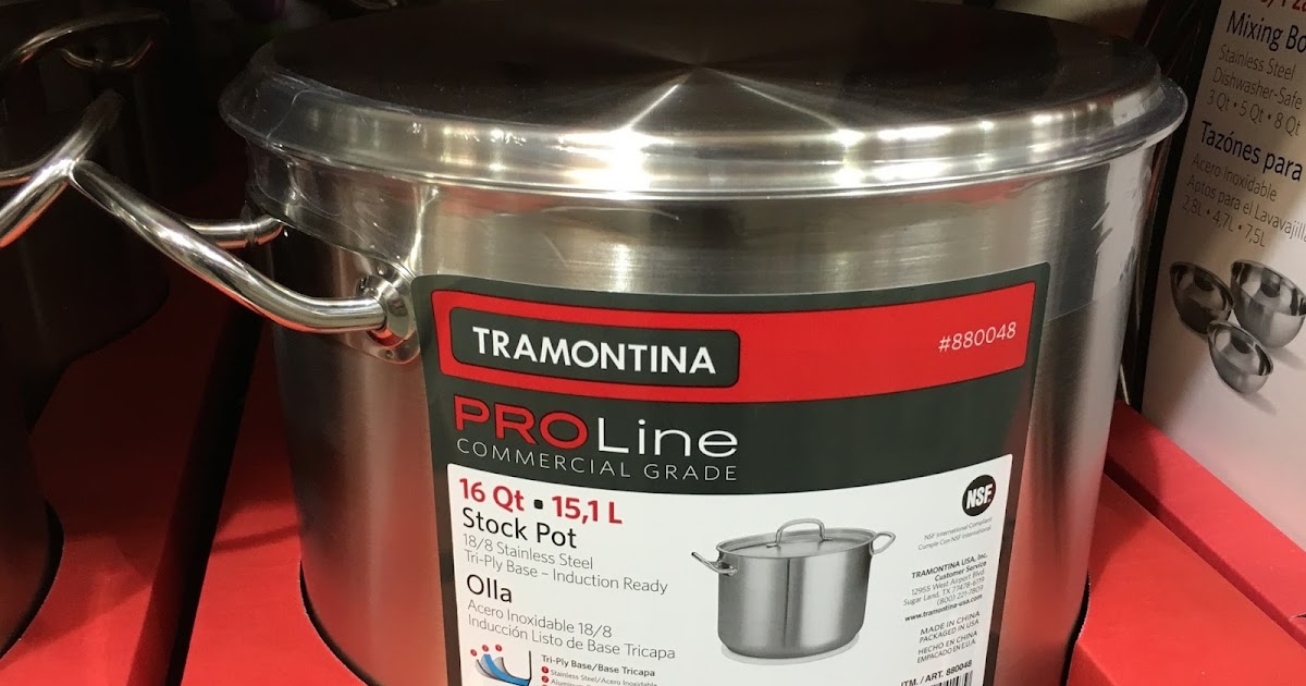 Tramontina Pro Line Commercial Grade Stock Pot (16 qt)