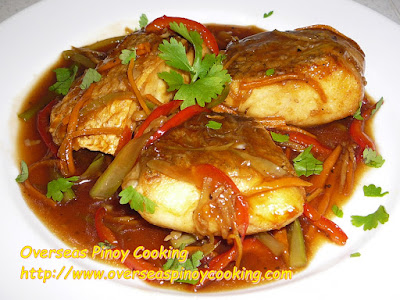 Snapper Fillet Pinoy Escabeche Style Recipe