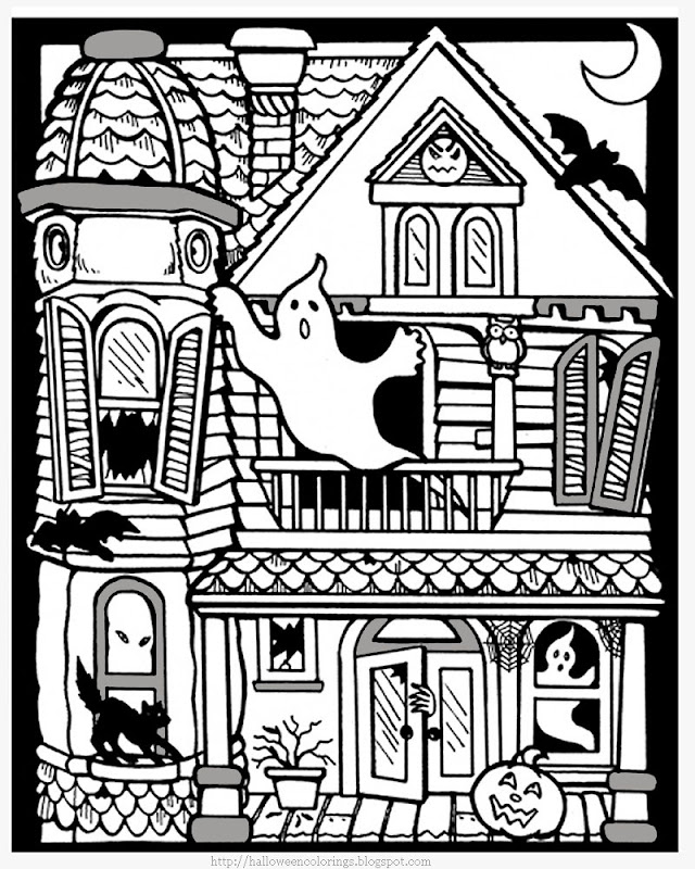 Download Free Halloween Printable Coloring Pages - Best Coloring ...