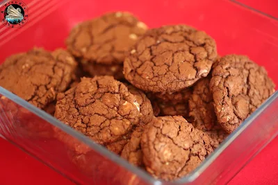 Cookies chocolat noir noix de pécan cannelle