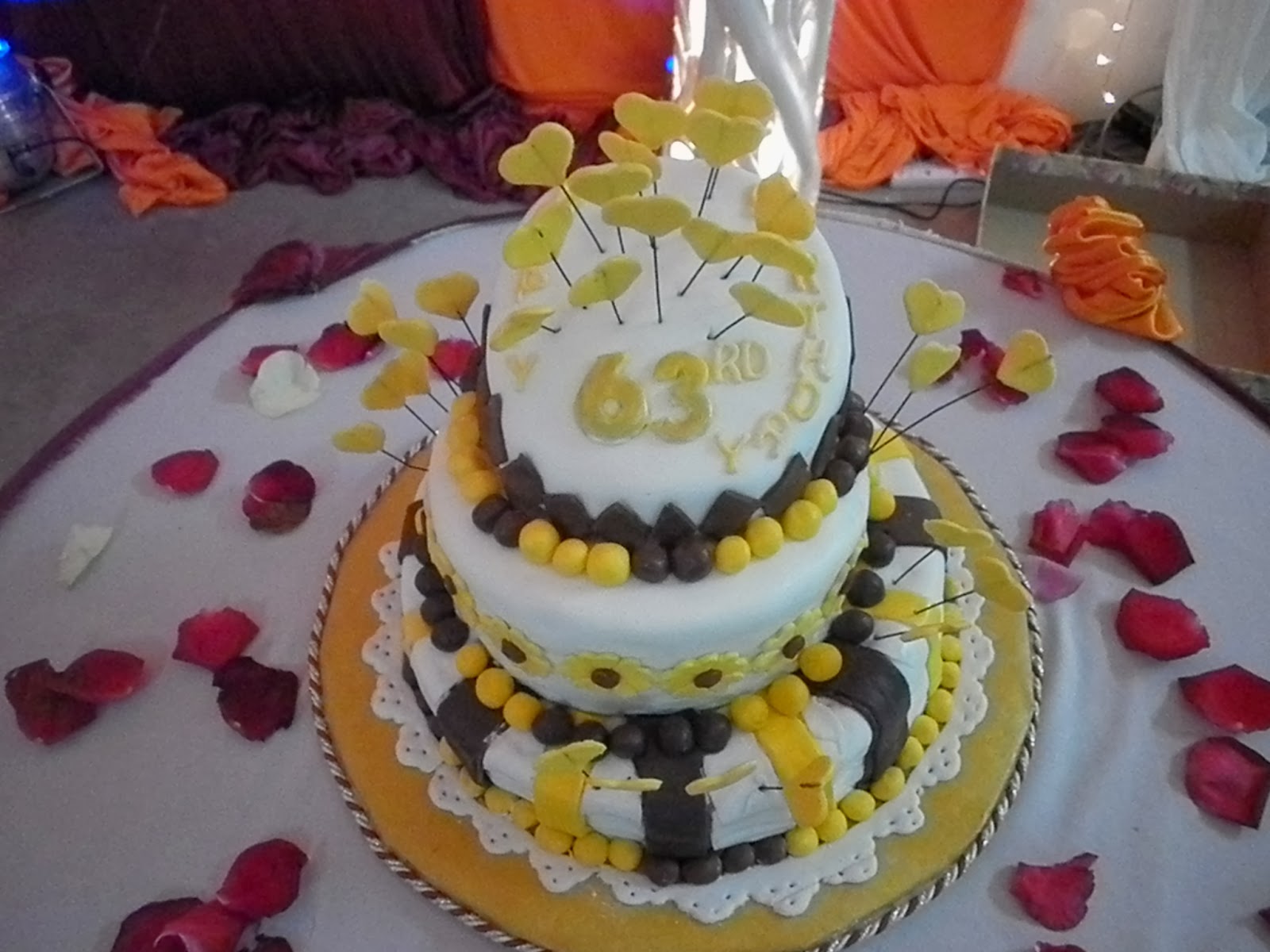 (VictoriaDelight): 60 years old birthday cake