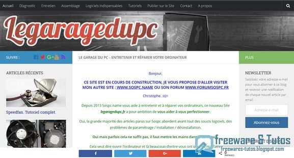 Le site du jour : Le Garage du PC