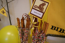 Beaver Party Decor and Snack Ideas @michellepaigeblogs.com