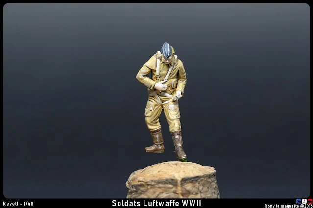 Figurines de la Luftwaffe WWII de Revell au 1/48.