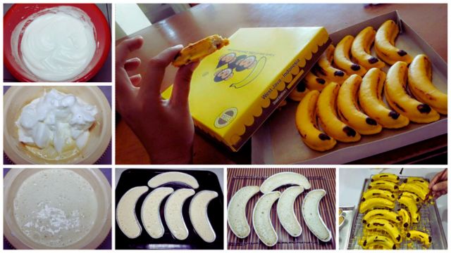 Cara Membuat Banana Cotton Cake