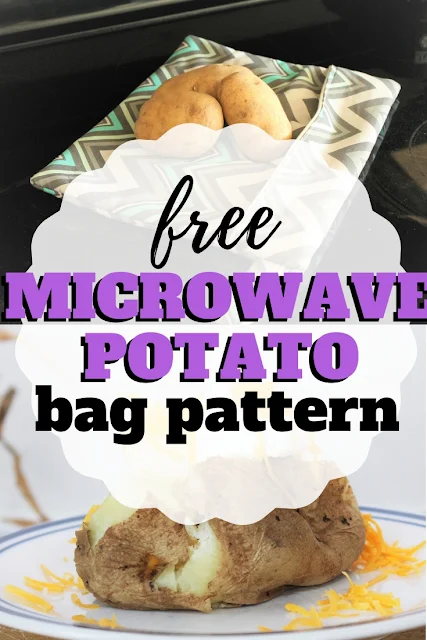 Need to bake a potato super fast?  You'll learn how to make a microwave potato bag with this step by step tutorial and free downloadable pattern.