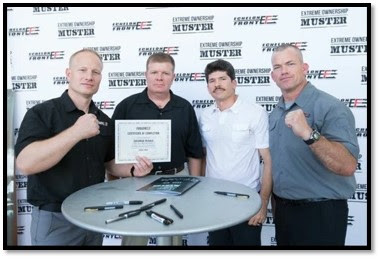 Leif Babin, George Risko, Carlos Climent, and Jocko Willink