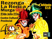 Una gran fiesta de cumpleaños en el Centro Cultural . (afiche murga )