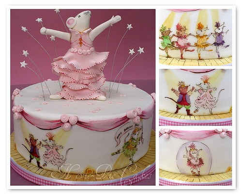 Angelina ballerina cakes