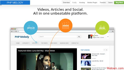 PHP Melody v2.0 Nulled - The Original Video CMS