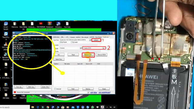 FRP RESET HUAWEI Y7 2019 (DUB-LX1) FRP Bypass Tool