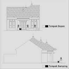 Rumah minimalis denah