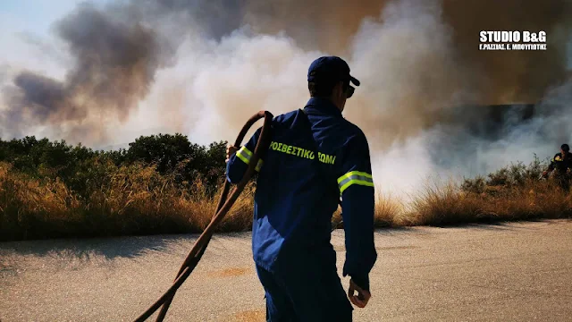 Πυρκαγιά στην Τροιζήνα