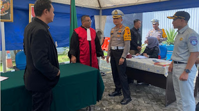  Operasi Patuh Otanaha 2025: Dirlantas Polda Gorontalo Tinjau Razia dan Sidang di Tempat