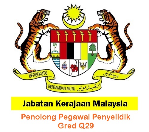 gaji, tugas, syarat kelayakan Penolong Pegawai Penyelidik Gred Q29, temuduga spa Penolong Pegawai Penyelidik Gred Q29, permohonan kerja Penolong Pegawai Penyelidik lepasan diploma stpm stam