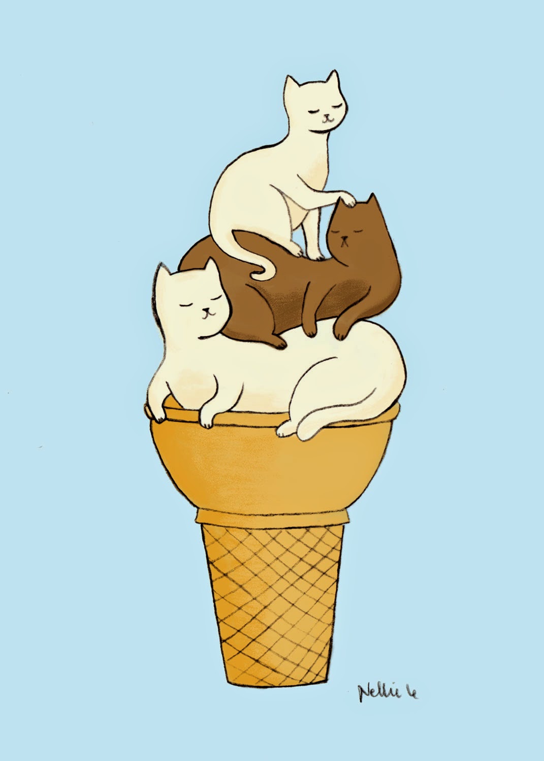 http://www.storenvy.com/products/4705651-soft-served-kitties-5x7-print