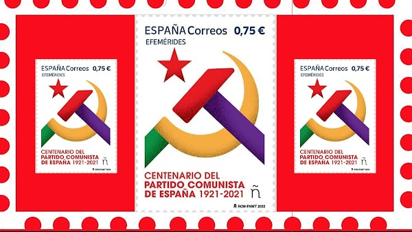 Tres comunistas y un sello de correos