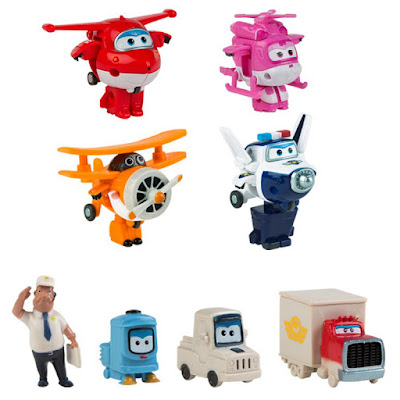 SUPER WINGS - Pack 8 Figuras - Muñecos | ColorBaby  Jett, Dizzy, Paul, Grand Albert, Tom, Jimbo, Dan y Joey  CONTENIDO JUGUETE