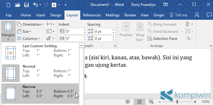 Cara Ubah & Buat Sendiri Ukuran Kertas di Microsoft Word 