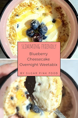 Blueberry Cheesecake Overnight Oats Recipe | Healthy Breakfast Idea