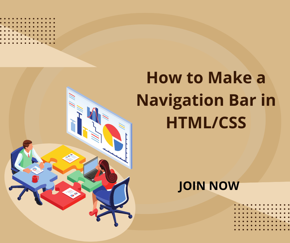 How to Make a Navigation Bar in HTML/CSS
